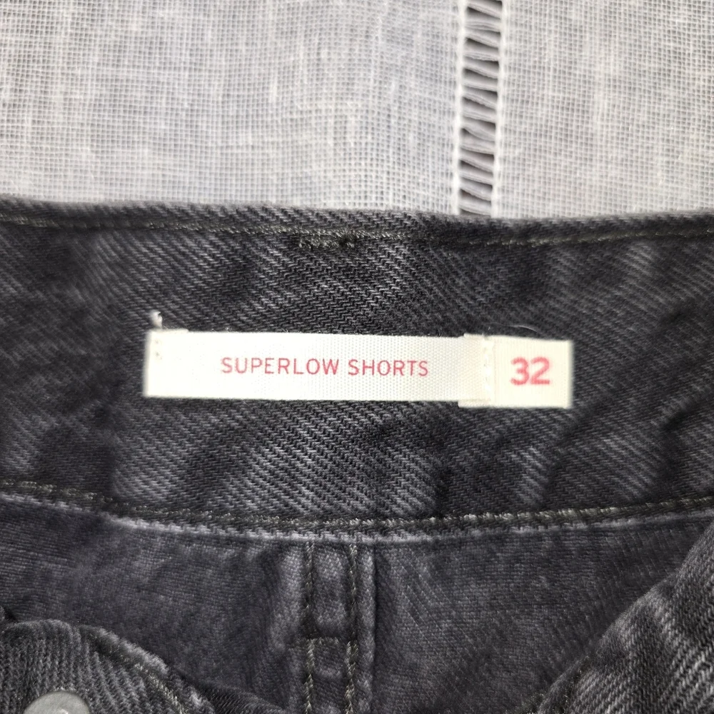 Levi's Black Denim Jean Shorts